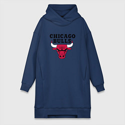 Женская толстовка-платье Chicago Bulls