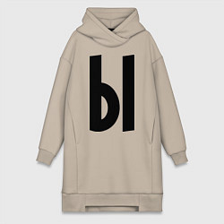 Женское худи-платье Мы (Ы), цвет: миндальный