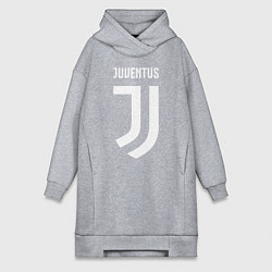 Женское худи-платье FC Juventus, цвет: меланж