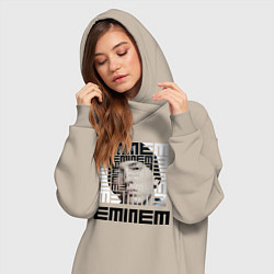 Женское худи-платье Eminem labyrinth, цвет: миндальный — фото 2