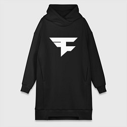 Женское худи-платье FAZE Symbol, цвет: черный