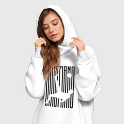 Женское худи-платье Cris7iano, цвет: белый — фото 2