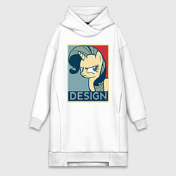 Женское худи-платье MLP: Design, цвет: белый