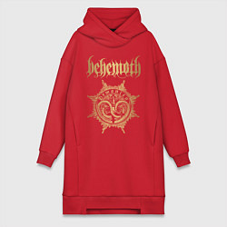 Женское худи-платье Behemoth: Demonica, цвет: красный