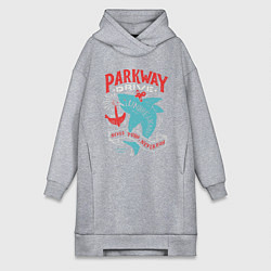 Женское худи-платье Parkway Drive: Unbreakable, цвет: меланж