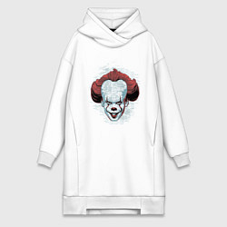 Женское худи-платье Pennywise, цвет: белый