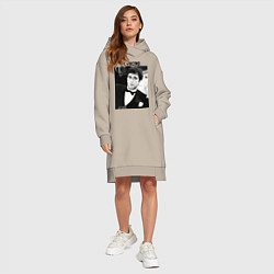 Женское худи-платье Аль Пачино, цвет: миндальный — фото 2