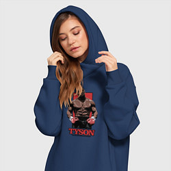 Женское худи-платье Tyson, цвет: тёмно-синий — фото 2