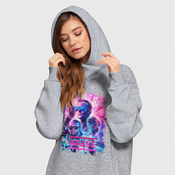 Женское худи-платье Muse, цвет: меланж — фото 2