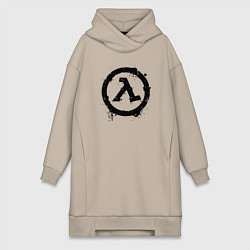 Женское худи-платье HALF-LIFE, цвет: миндальный