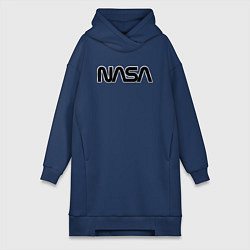 Женское худи-платье NASA, цвет: тёмно-синий