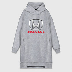 Женское худи-платье HONDA, цвет: меланж
