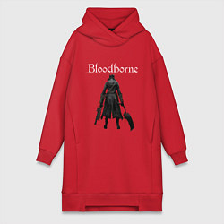 Женское худи-платье Bloodborne, цвет: красный