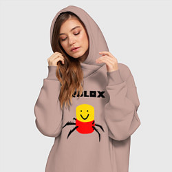 Женское худи-платье ROBLOX, цвет: пыльно-розовый — фото 2