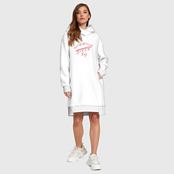 Женское худи-платье Марадона, цвет: белый — фото 2
