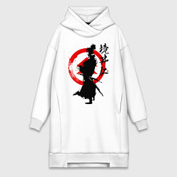 Женское худи-платье Ghost of Tsushima, цвет: белый