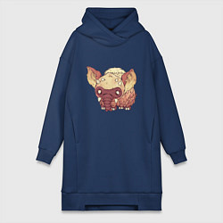Женское худи-платье Dont Starve, цвет: тёмно-синий