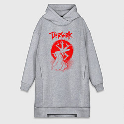 Женское худи-платье BERSERK, цвет: меланж