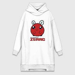 Женское худи-платье The binding of isaac Monsters, цвет: белый