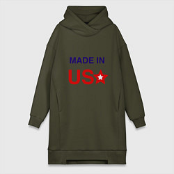 Женская толстовка-платье Made in usa