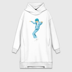 Женская толстовка-платье Blue boi k t