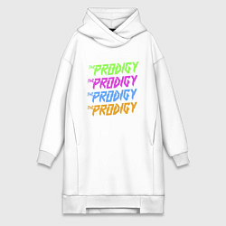 Женское худи-платье The Prodigy, цвет: белый