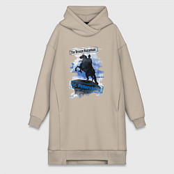 Женское худи-платье The Bronze Horseman, цвет: миндальный