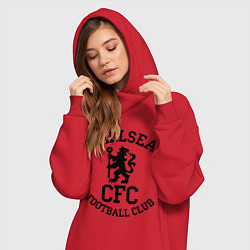 Женское худи-платье Chelsea CFC, цвет: красный — фото 2