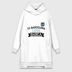 Женское худи-платье Barca 1899, цвет: белый