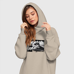 Женское худи-платье Большой куш: Ави Деновиц, цвет: миндальный — фото 2