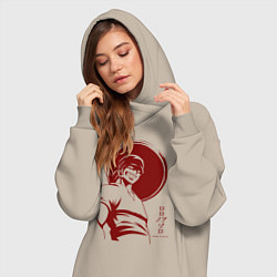 Женское худи-платье Ророноа Зоро One Piece, цвет: миндальный — фото 2