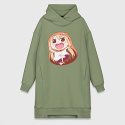 Женское худи-платье Umaru, цвет: авокадо