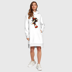 Женское худи-платье SonicSW, цвет: белый — фото 2