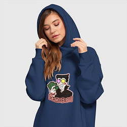 Женское худи-платье Deltarune - Got Kromer?, цвет: тёмно-синий — фото 2