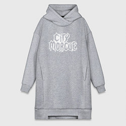 Женская толстовка-платье ZillaKami x SosMula City Morgue Logo