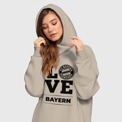 Женское худи-платье Bayern Love Классика, цвет: миндальный — фото 2