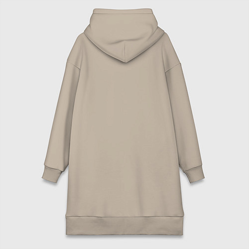 Женская толстовка-платье Robe du soir de Doeuillet Девушка в цветах / Миндальный – фото 2