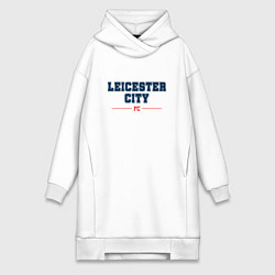 Женское худи-платье Leicester City FC Classic, цвет: белый