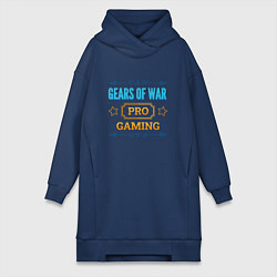 Женское худи-платье Игра Gears of War PRO Gaming, цвет: тёмно-синий