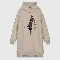 Женское худи-платье Monsoon 976-AZQEE, цвет: миндальный