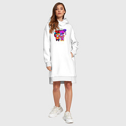 Женское худи-платье Отис и Фараотиc, цвет: белый — фото 2
