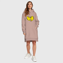 Женское худи-платье Style Wu-Tang, цвет: пыльно-розовый — фото 2