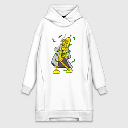 Женское худи-платье Golden Bender, цвет: белый