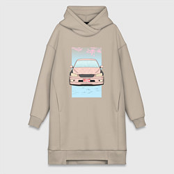 Женская толстовка-платье Toyota Altezza stance