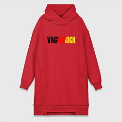 Женское худи-платье VAGODROCH, цвет: красный