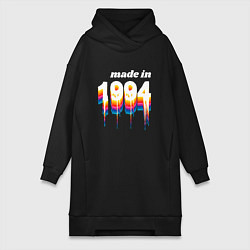 Женская толстовка-платье Made in 1994 liquid art
