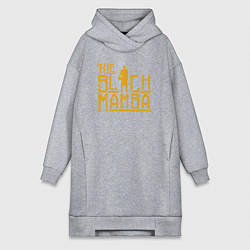 Женское худи-платье The black mamba, цвет: меланж