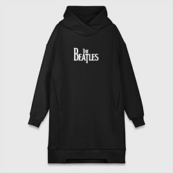 Женское худи-платье The Beatles Let It Be, цвет: черный