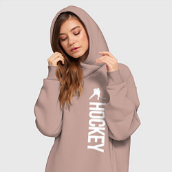 Женское худи-платье Hockey, цвет: пыльно-розовый — фото 2