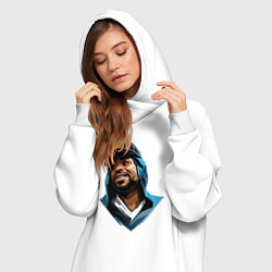 Женское худи-платье Method Man, цвет: белый — фото 2